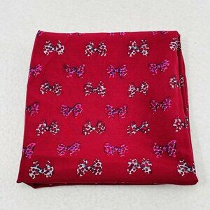 Vintage Morsly Handkerchief Hankie Scarf Bandana 21” Square Bow Hair Cover Wrap
